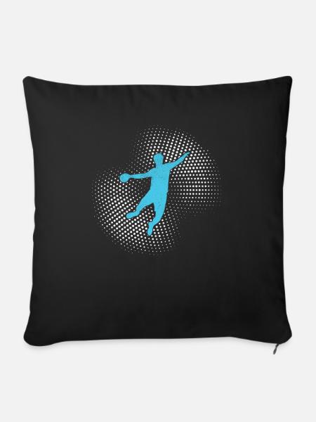 handball - Sofakissenbezug 45 x 45 cm - Schwarz