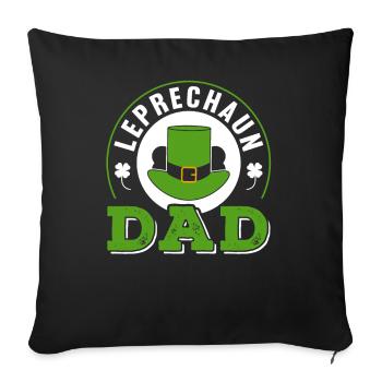 Goblin Papa Leprechaun Irish St Patrick's Day Irish - Sofa pillowcase 17,3'' x 17,3'' (45 x 45 cm) - black - Front
