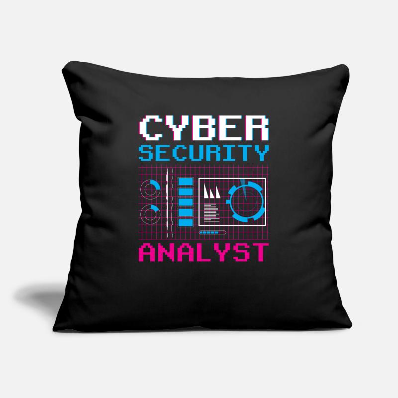 Cybersecurity Analyst IT Sicherheit Hacker Hack Sofakissenbezug 45 x 45 cm