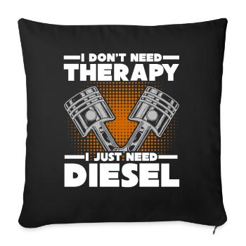 Displacement Tuner Therapy Motor Tuning - Sofa pillowcase 17,3'' x 17,3'' (45 x 45 cm) - black - Front
