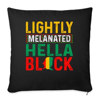 Black History Month Black History American - Sofakissenbezug 45 x 45 cm - Schwarz - Vorne