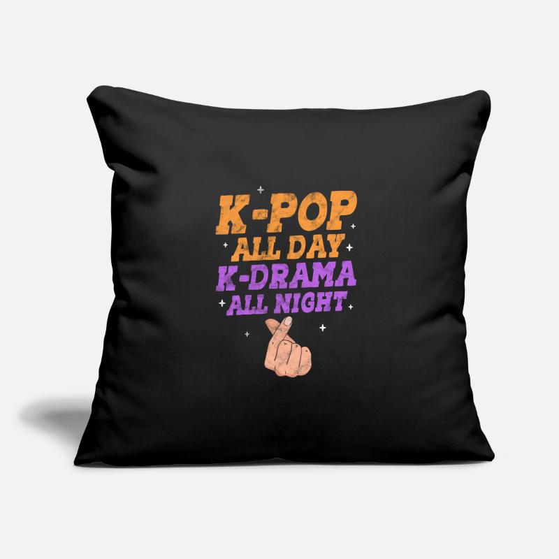 K-Pop Musique Coréenne Pop Corée Kpop Cadeau Housse de coussin décorative 45 x 45 cm