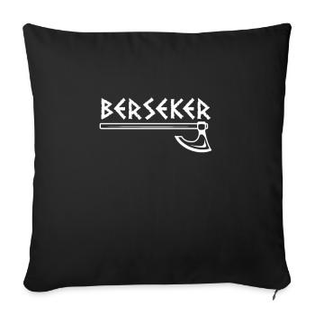 Viking Viking Vikings Odin Walhalla Cadeau - Housse de coussin décorative 45 x 45 cm - noir - Devant