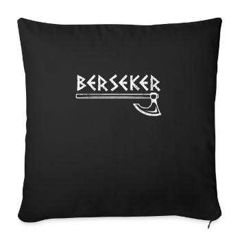 Wikinger - Sofakissenbezug 45 x 45 cm - Schwarz - Vorne