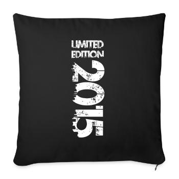 Édition limitée 2015 - Housse de coussin décorative 45 x 45 cm - noir - Devant
