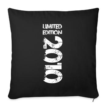 Édition limitée 2010 - Housse de coussin décorative 45 x 45 cm - noir - Devant