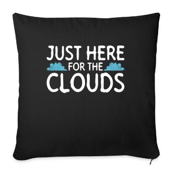 Météorologue Météo Climat Prévisions Météo - Housse de coussin décorative 45 x 45 cm - noir - Devant