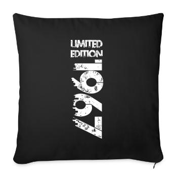 Édition limitée 1967 - Housse de coussin décorative 45 x 45 cm - noir - Devant