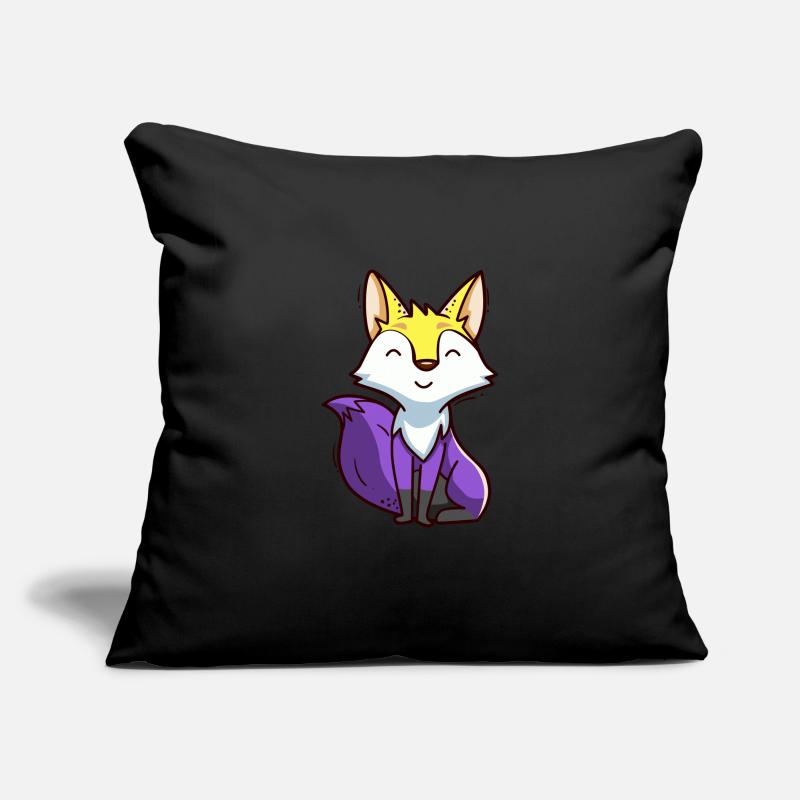Fuchs Füchse Fox Wald Tier Waldtier Geschenk Sofakissenbezug 45 x 45 cm