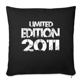 Édition limitée 2011 - Housse de coussin décorative 45 x 45 cm - noir - Devant