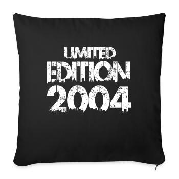 Limited Edition 2004 - Sofa pillowcase 17,3'' x 17,3'' (45 x 45 cm) - black - Front