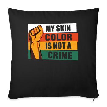 Black History Month Black History American - Sofa pillowcase 17,3'' x 17,3'' (45 x 45 cm) - black - Front