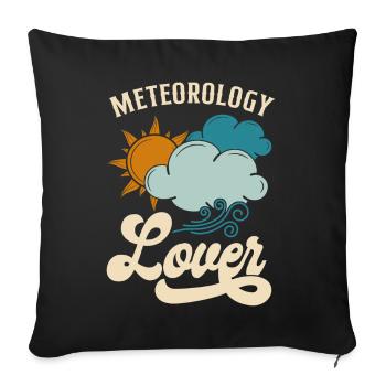 Meteorologist Weather Forecast - Sofa pillowcase 17,3'' x 17,3'' (45 x 45 cm) - black - Front