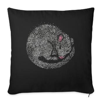 Rat Rat Breeders Rat Lovers Pet - Sofa pillowcase 17,3'' x 17,3'' (45 x 45 cm) - black - Front
