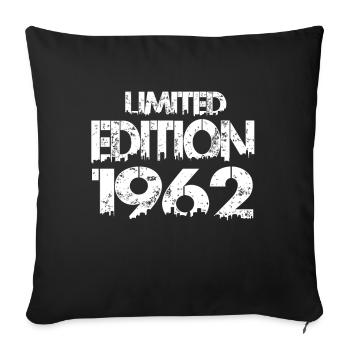 Édition limitée 1962 - Housse de coussin décorative 45 x 45 cm - noir - Devant