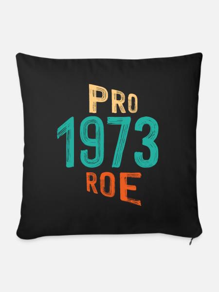 Pro 1973 Rogen - Sofakissenbezug 45 x 45 cm - Schwarz