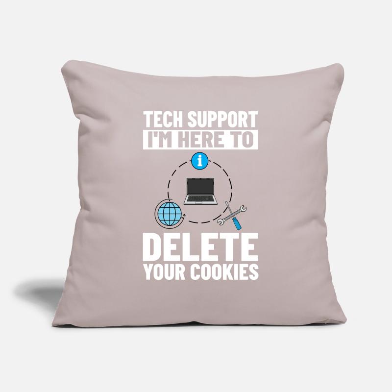 Support technique Assistance technique informatique Helpdesk Housse de coussin décorative 45 x 45 cm