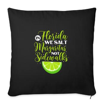 Florida - Sofa pillowcase 17,3'' x 17,3'' (45 x 45 cm) - black - Front