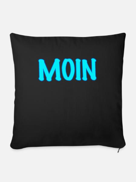 Moin - Sofakissenbezug 45 x 45 cm - Schwarz