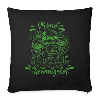 The Proud Shenanigator Ireland Gaelic Irish Irish - Sofa pillowcase 17,3'' x 17,3'' (45 x 45 cm) - black - Front