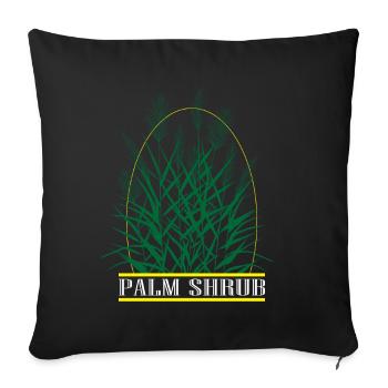 Tree - Sofa pillowcase 17,3'' x 17,3'' (45 x 45 cm) - black - Front