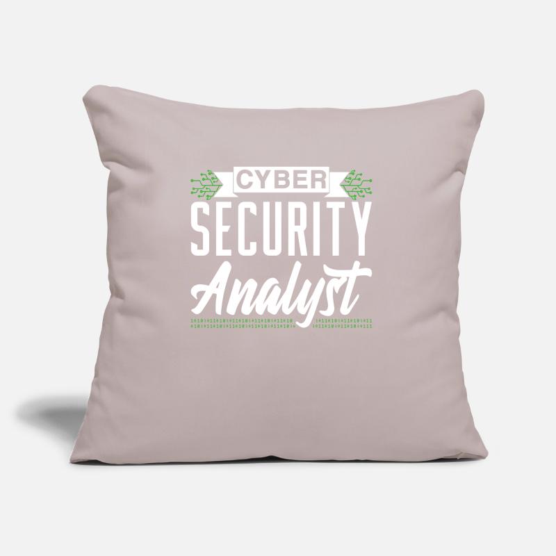 Analyste de cybersécurité Hacker IT Security Hack Housse de coussin décorative 45 x 45 cm