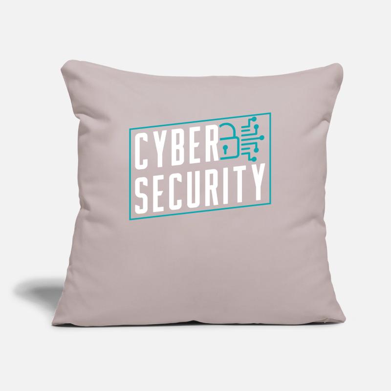 Cybersécurité Hack Hacking Hacker Sécurité informatique Housse de coussin décorative 45 x 45 cm