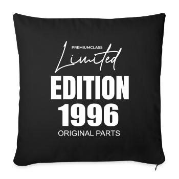 Édition limitée 1996 - Housse de coussin décorative 45 x 45 cm - noir - Devant