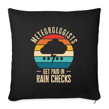 Storm Hunter Tornados Storm Chaser Gift - Sofa pillowcase 17,3'' x 17,3'' (45 x 45 cm) - black - Front