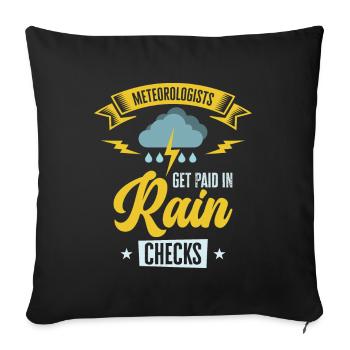 Storm Hunter Tornados Storm Chaser Gift - Sofa pillowcase 17,3'' x 17,3'' (45 x 45 cm) - black - Front