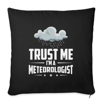 Storm Hunter Tornados Storm Chaser Gift - Sofa pillowcase 17,3'' x 17,3'' (45 x 45 cm) - black - Front