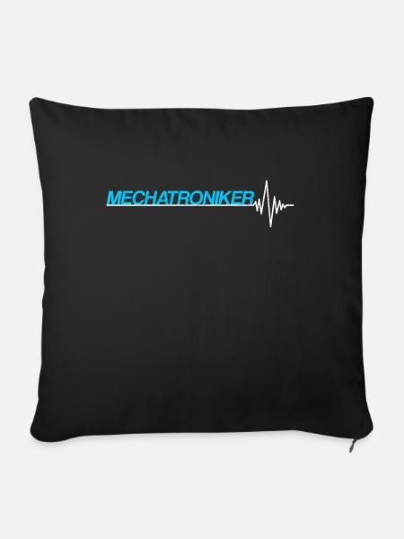Mechatroniker - Sofakissenbezug 45 x 45 cm - Schwarz