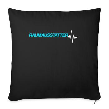 Raumausstatter - Sofakissenbezug 45 x 45 cm - Schwarz - Vorne