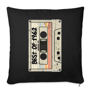 Best of 1962 - Sofa pillowcase 17,3'' x 17,3'' (45 x 45 cm) - black - Front