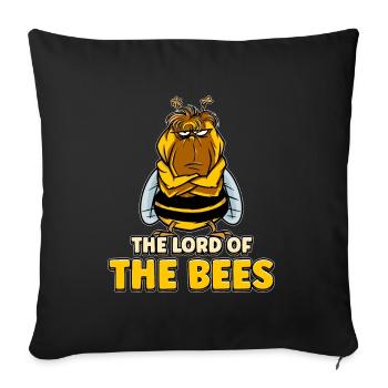 Lord of bees Beekeepers Bee whisper Bee - Sofa pillowcase 17,3'' x 17,3'' (45 x 45 cm) - black - Front