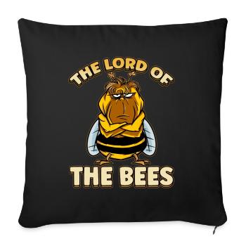 Lord of bees Beekeepers Bee whisper Bee - Sofa pillowcase 17,3'' x 17,3'' (45 x 45 cm) - black - Front