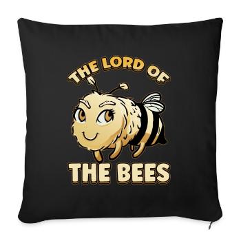 Lord of bees Beekeepers Bee whisper Bee - Sofa pillowcase 17,3'' x 17,3'' (45 x 45 cm) - black - Front