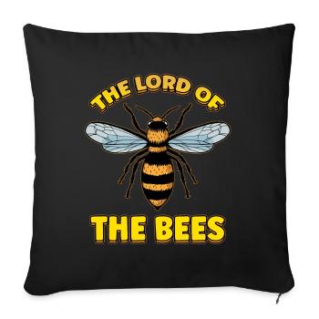 Lord of bees Beekeepers Bee whisper Bee - Sofa pillowcase 17,3'' x 17,3'' (45 x 45 cm) - black - Front