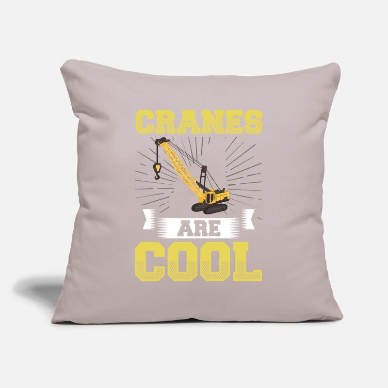 Crane Operator Construction Worker Crane Tower Training Sofa pillowcase 17,3'' x 17,3'' (45 x 45 cm)