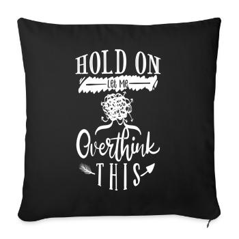 Drôle de sarcasme pour les femmes - Housse de coussin décorative 45 x 45 cm - noir - Devant