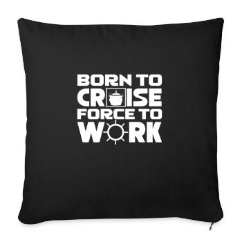 Cruise - Sofa pillowcase 17,3'' x 17,3'' (45 x 45 cm) - black - Front