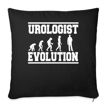 UROLOGIST EVOLUTION Tea - Sofa pillowcase 17,3'' x 17,3'' (45 x 45 cm) - black - Front