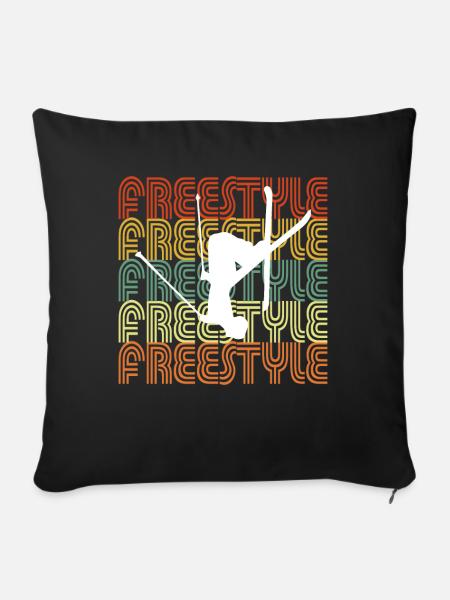 FREESTYLE - Sofakissenbezug 45 x 45 cm - Schwarz