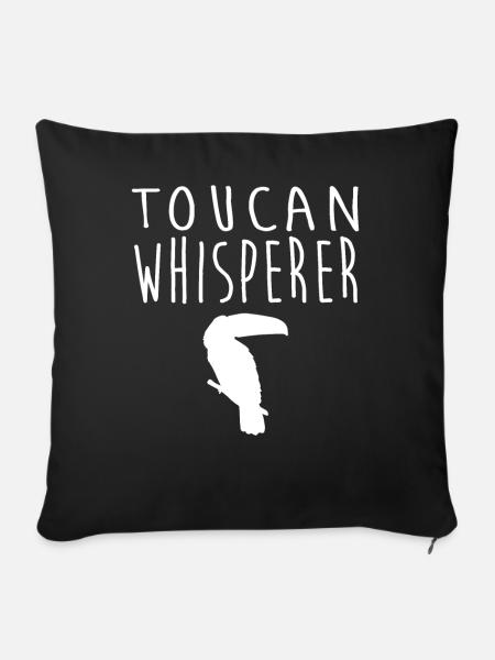 Toucan Tee - Sofakissenbezug 45 x 45 cm - Schwarz