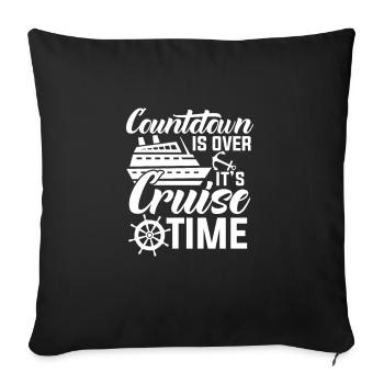 Cruise - Sofa pillowcase 17,3'' x 17,3'' (45 x 45 cm) - black - Front