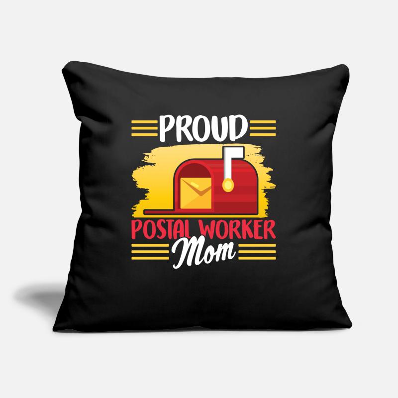 Stolze Postbotin Mutter Briefträger Postbote Sofakissenbezug 45 x 45 cm