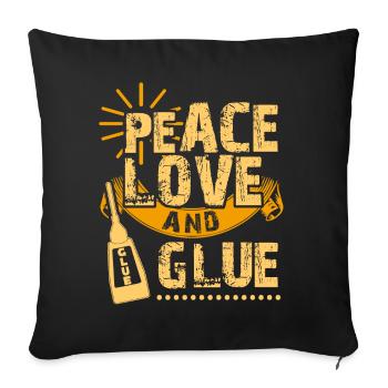 Model Making Tabletop Saying Model Maker - Sofa pillowcase 17,3'' x 17,3'' (45 x 45 cm) - black - Front
