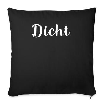Bier Trinken Wieder Dicht Alkohol Party Disco - Sofakissenbezug 45 x 45 cm - Schwarz - Vorne