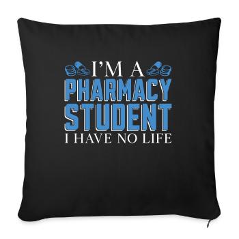 Pharmacy Technician Pharmacy Technician Gift - Sofa pillowcase 17,3'' x 17,3'' (45 x 45 cm) - black - Front