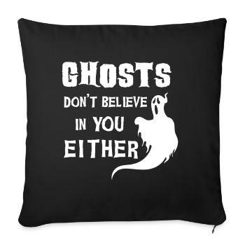 Halloween Tshirt Halloweenparty Mörder Killer Tod - Sofakissenbezug 45 x 45 cm - Schwarz - Vorne